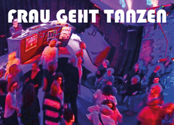 Frau geht tanzen